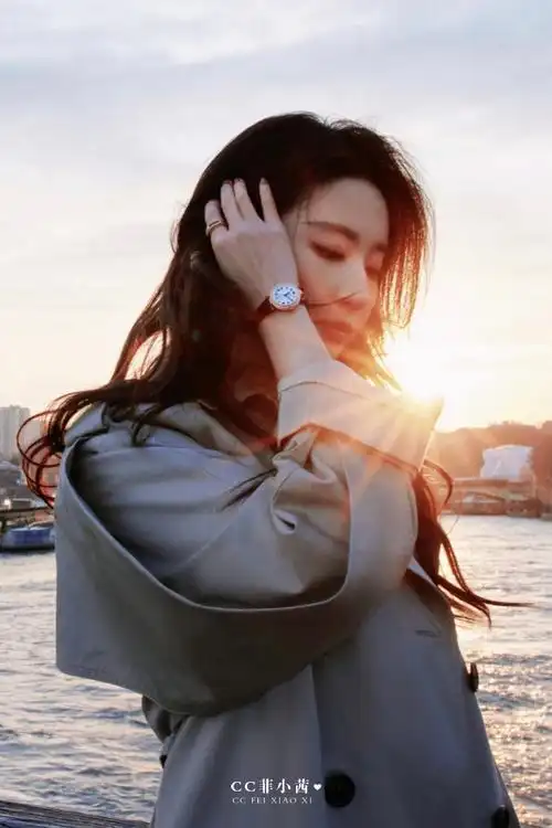 刘亦菲##刘亦菲戴面纱##刘亦菲巴黎夜景随拍##刘亦菲天梭全球代言人