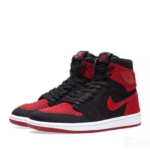 air jordan 乔丹 aj 1 经典黑红配色 篮球鞋!高帮!