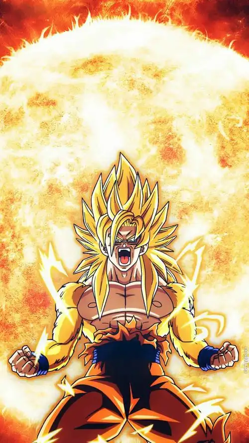 七龙珠男主角成年孙悟空超级塞亚人各种形态超燃手机壁纸图片集(5)