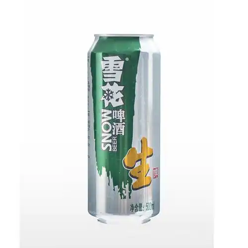 5折 雪花啤酒拉罐 500ml*9罐 雪花啤酒生啤8度听装易拉罐纯生精酿