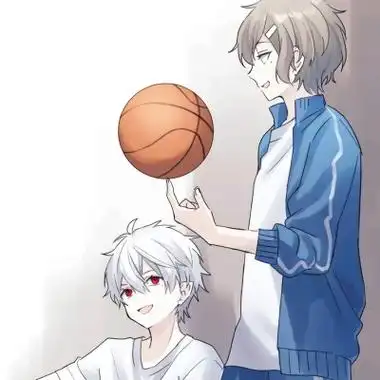 动漫兄弟头像一左一右分开帅气图片