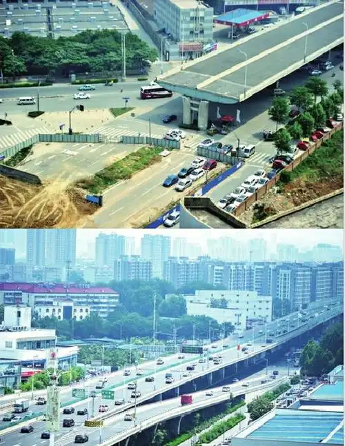 济南北园大街新老照片对比一条路的变迁一座城的跨越