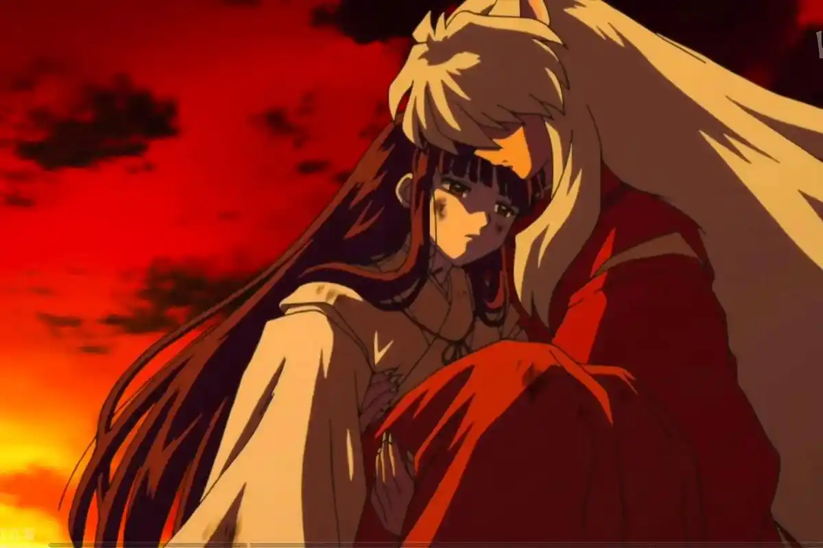 桔梗花向日落献祭,灵魂永垂不朽.#犬夜叉 #桔梗 #遗憾 - 抖音