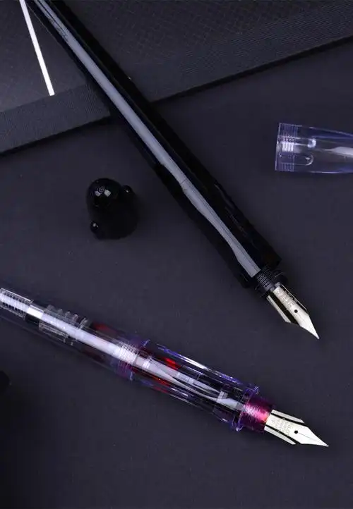 《日本百乐pilot卡利贵妃速写透明钢笔fp-50r60r学生书写用成人练字