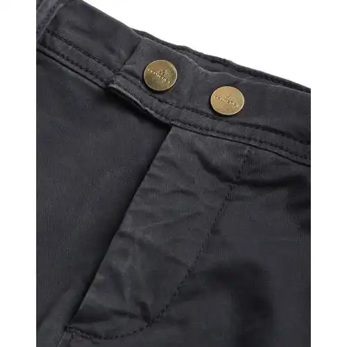 peuterey女款炭黑色修身休闲长裤