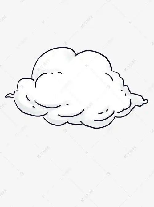 白云简笔画白云简笔画图片可爱
