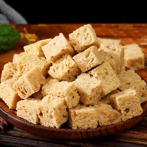 凉皮专用干面筋块免切烤麸丁免煮素肉商用凉拌麻辣烫火锅干货食材