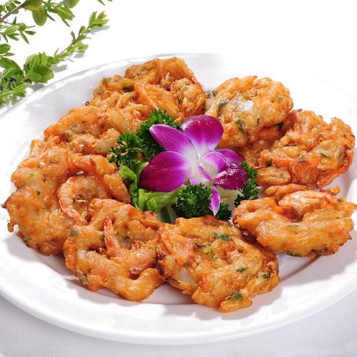 【3包30片】米兰虾饼 速冻香酥油炸小吃冷冻半成品海鲜早餐蔬菜饼