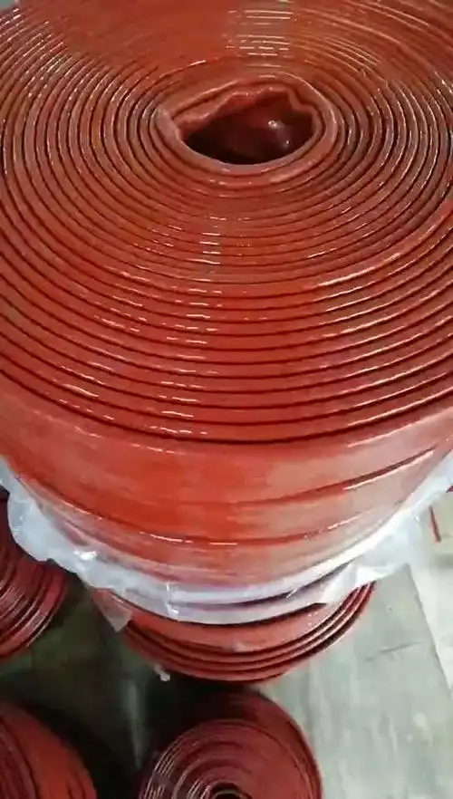 厂家定制耐高温防火套管玻璃纤维阻燃套管硅橡胶电缆线绝缘耐火管