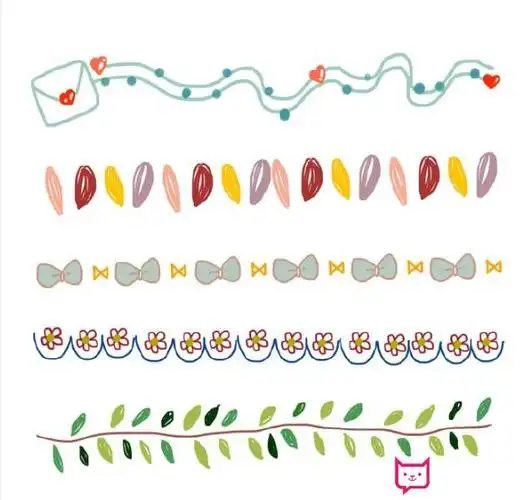 手抄报花边超简单画法好看的花边设计