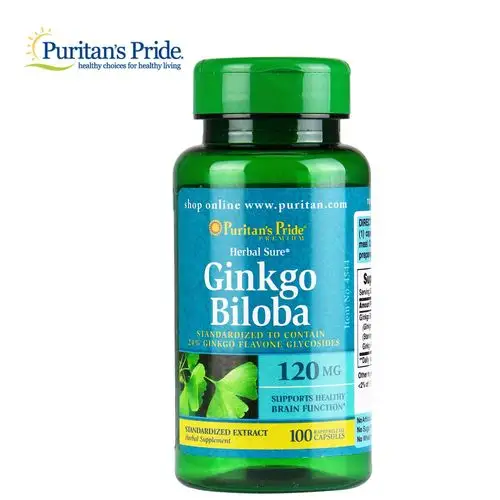 普丽普莱 美国进口 银杏叶提取精华胶囊120mg*100粒