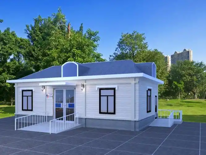 移动厕所 水冲 外接上下水管