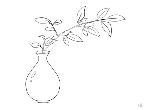 花瓶|插画|创作习作|queen丽 - 临摹作品 - 站酷 (zcool)