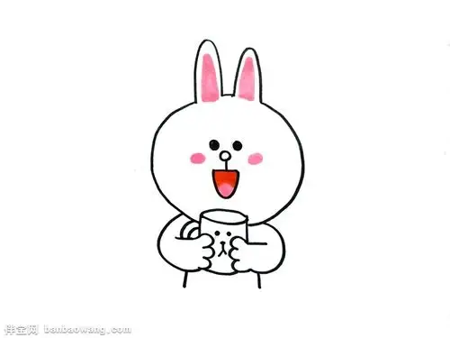 可妮兔简笔画教程