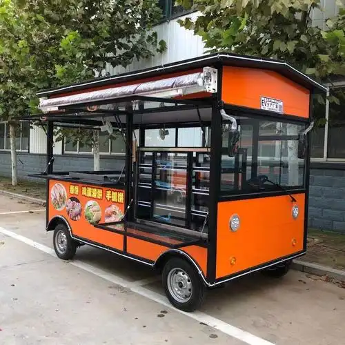 定做各种多功能小吃车流动餐车