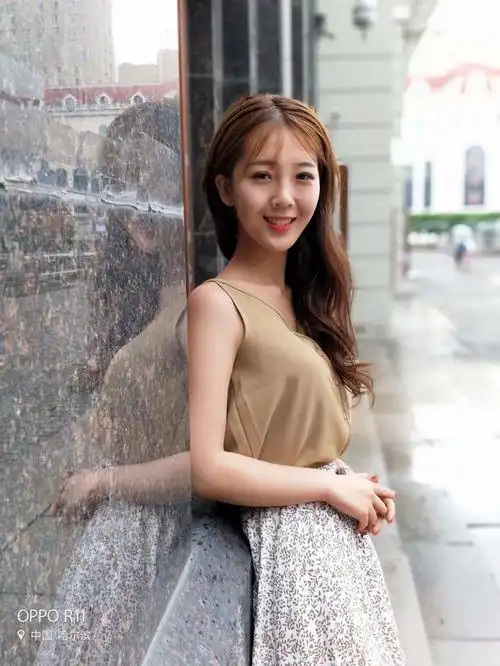 甜美小清新闪爆眼球 哈尔滨可爱女生图