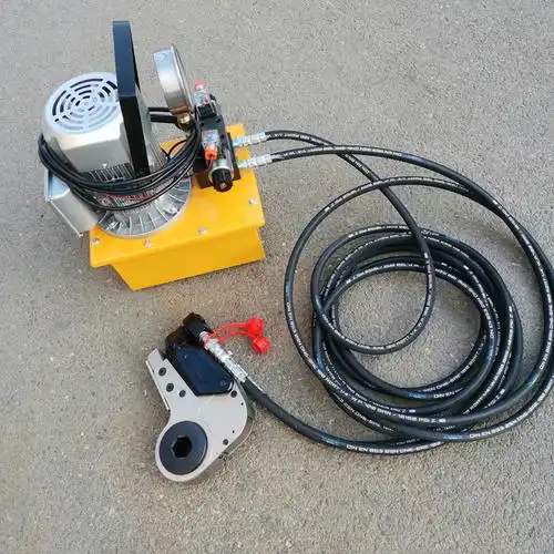 工厂液压扭矩扳手中空液压扭力扳手m48铝钛合金中空式液压扳手