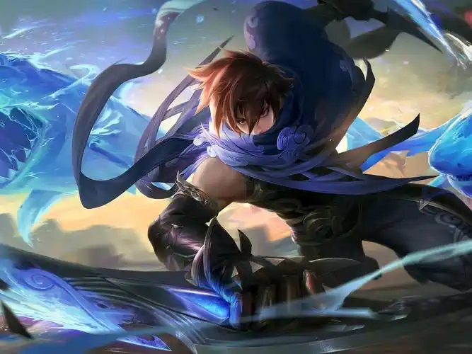 澜帅气图片王者荣耀