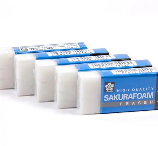 日本樱花橡皮 xrfw-60高聚合物超净橡皮4b学生美术用品文具橡皮擦