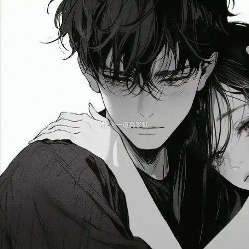 手绘动漫情侣头像#情侣头像##女生头像##电脑壁纸##可爱头像##手机