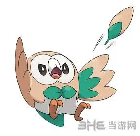 精灵宝可梦太阳月亮木木枭口袋妖怪日月御三家木木枭图鉴