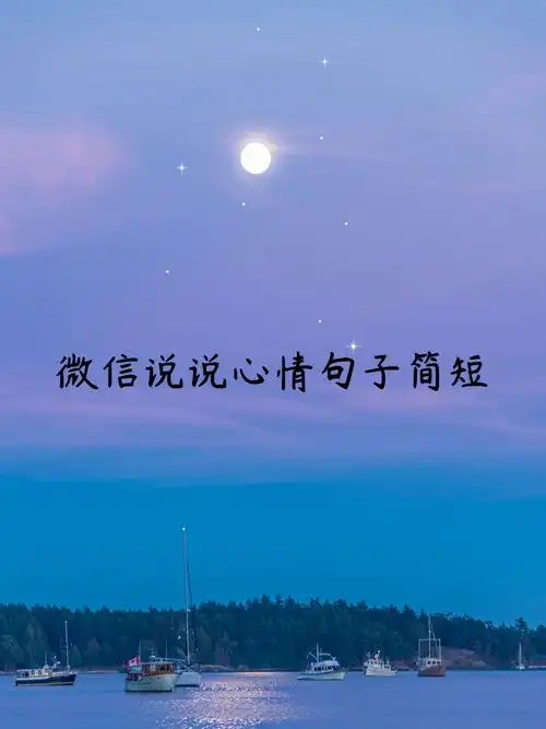 微信说说心情句子简短  悠悠岁月中,总有些瞬间让我们心动,总有些情感