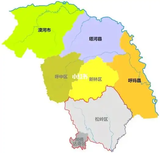 大兴安岭行政区划