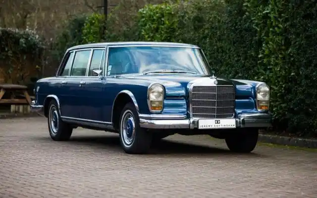 mercedes-benz 600,早期的大奔也是方方正正的范儿