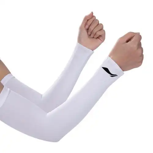 李宁冰丝防晒防晒袖袖套男女夏季防紫外线运动护袖防晒袖套