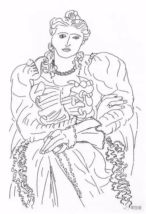 写生啦线造型马蒂斯与他的美妙线条