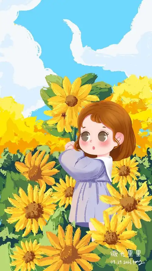 儿插～向日葵女孩