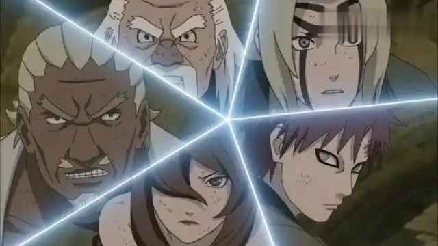 火影忍者:斑爷对战五影,分身开须佐能乎,在线改写地图!