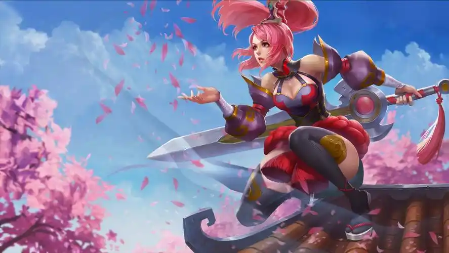 王者荣耀花木兰老版本海报图片