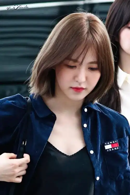 wendy式短发——小颜代名词