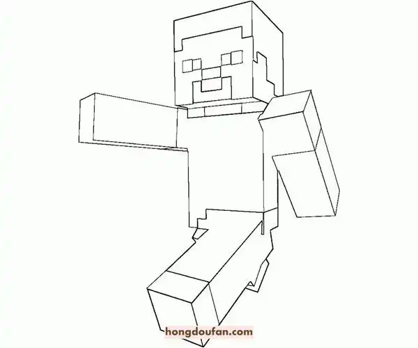 10张我的世界游戏涂色图片免费下载