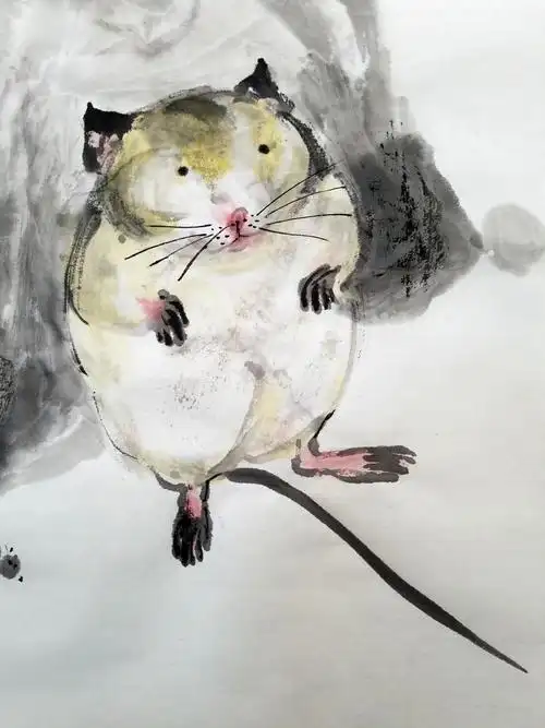 张宝涛鼠年画鼠