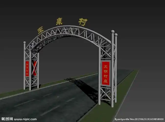 不锈钢拱形龙门架图片