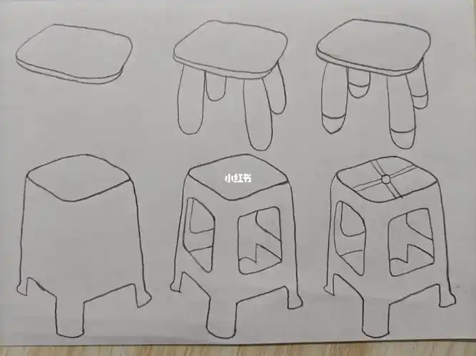简笔画358椅子