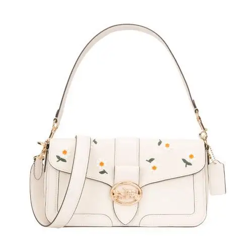 coach/蔻驰 牛皮革 女士时尚简约单肩手提包 5497