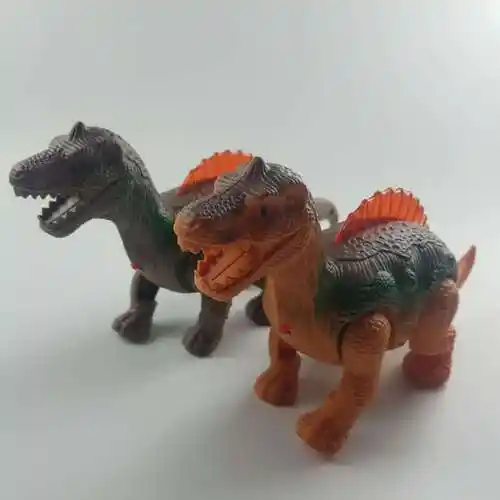 地摊货源批发电动发光恐龙玩具会走路会叫发光行走儿童仿真霸王龙