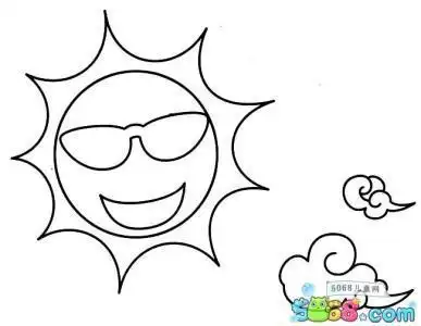 积极阳光向上的简笔画