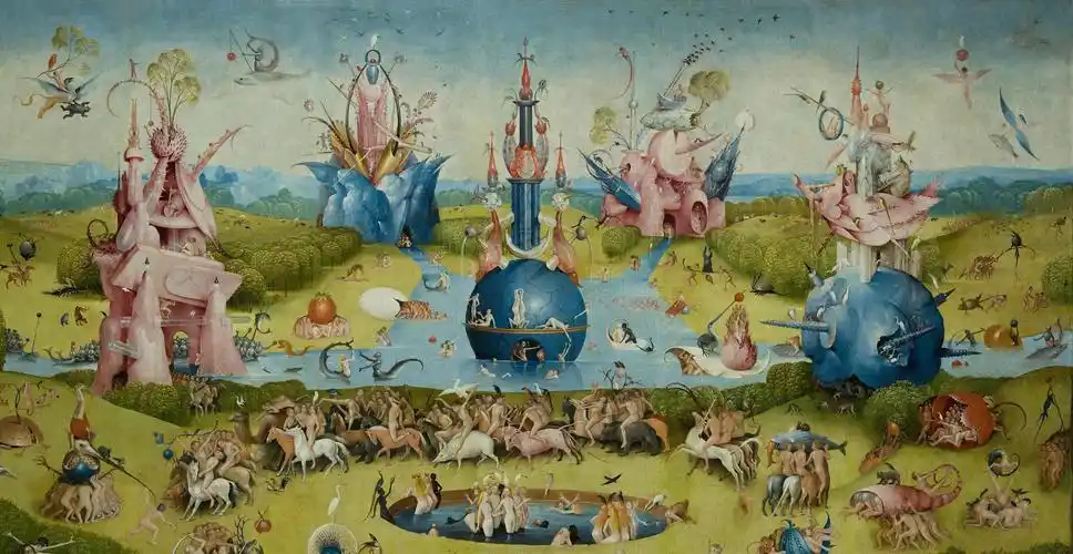(画作hieronymus bosch,人间乐园)