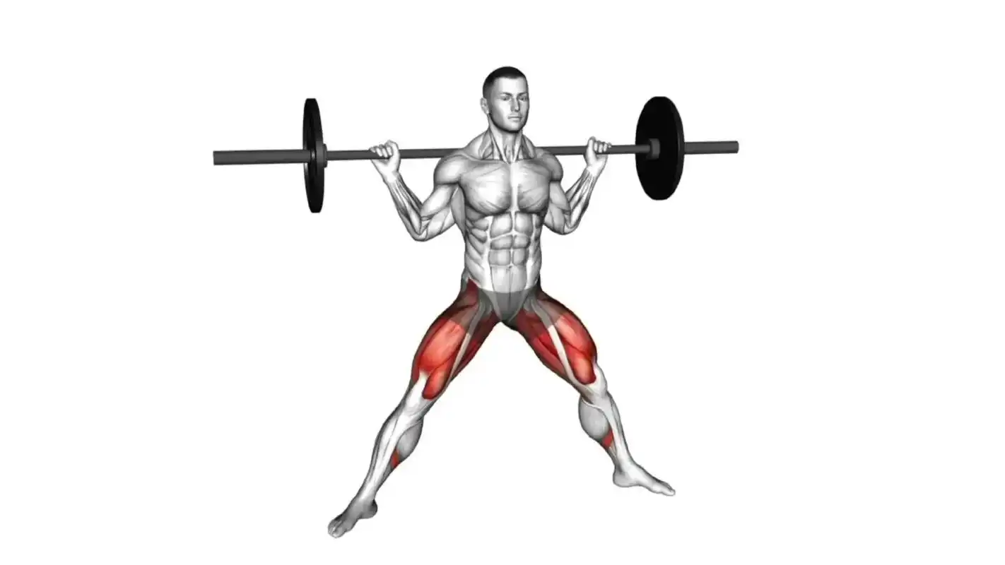 杠铃侧向深蹲#健身教学 #健身教程 #健.00侧向分腿深蹲, - 抖音