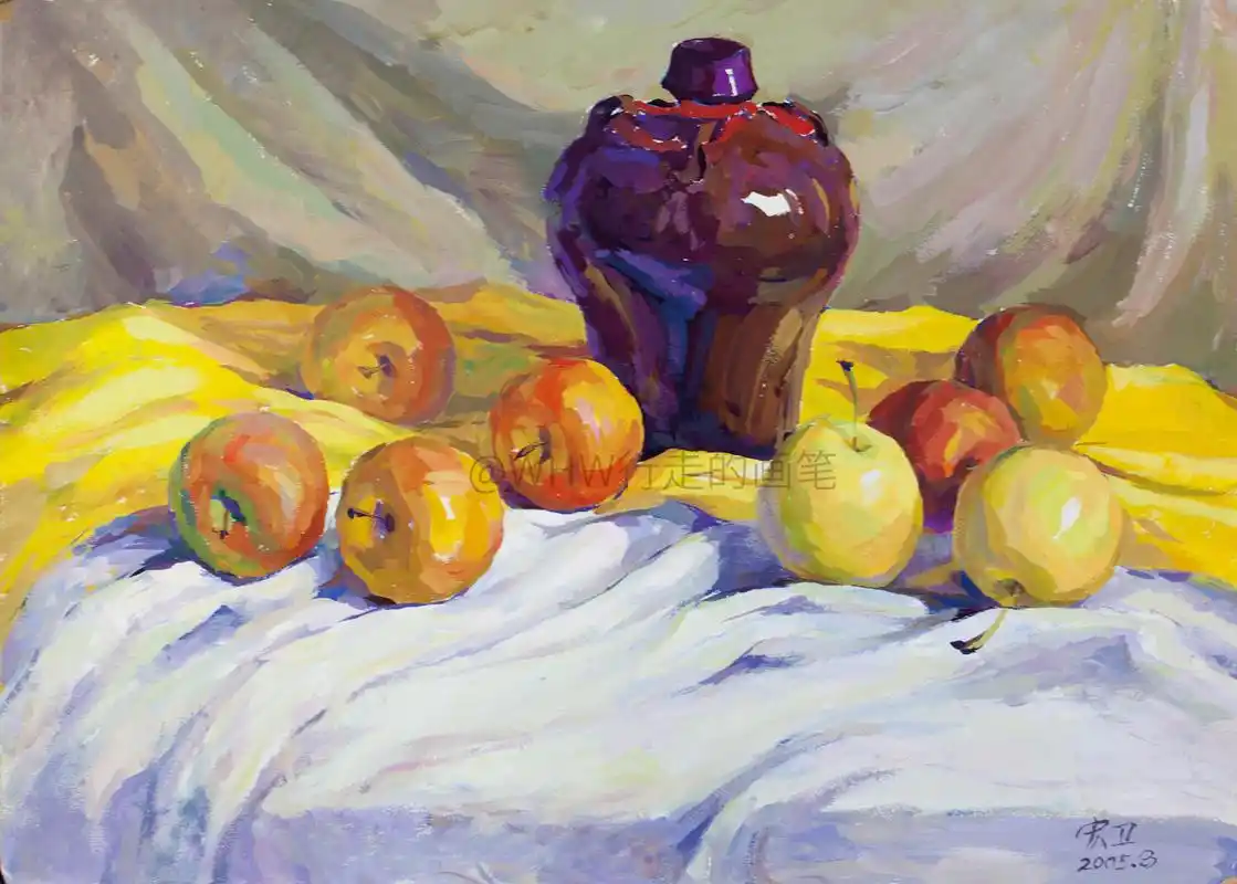 水粉入门必画色彩静物写生