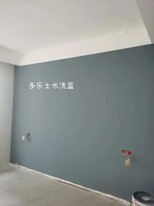 多乐士热门网红灰水洗蓝浅滩银珠