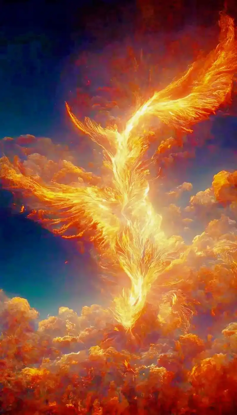 恭喜你刷到凤舞九天凤凰涅槃,浴火重生!快换上这张#壁纸 ,你 - 抖音