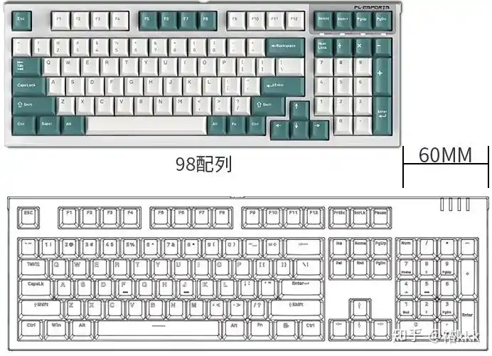 求键盘推荐104键?最好白色,?五百以内? - 知乎