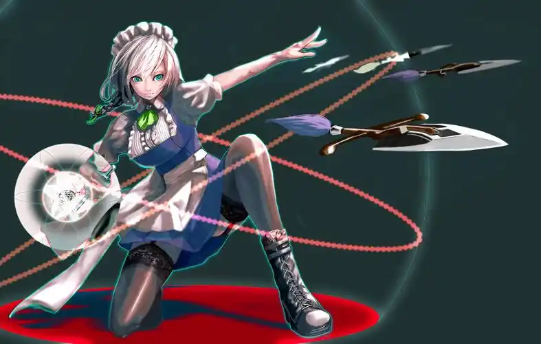 东方project丨十六夜咲夜精选电脑壁纸丨高清壁纸丨超清壁纸丨手机