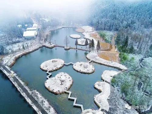 遂昌今冬第一场雪下在白马山?多图曝光,先过