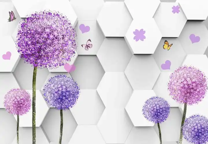 直播背景布3d立体室内主播红快手高清